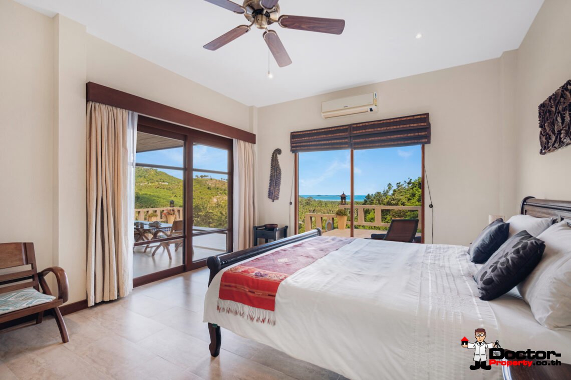 4 Bed Pool Villa with Sea View – Taling Ngam, Koh Samui – For Sale